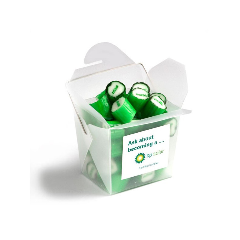 Frosted Noodle Box with Personalised Rock Candy 100G