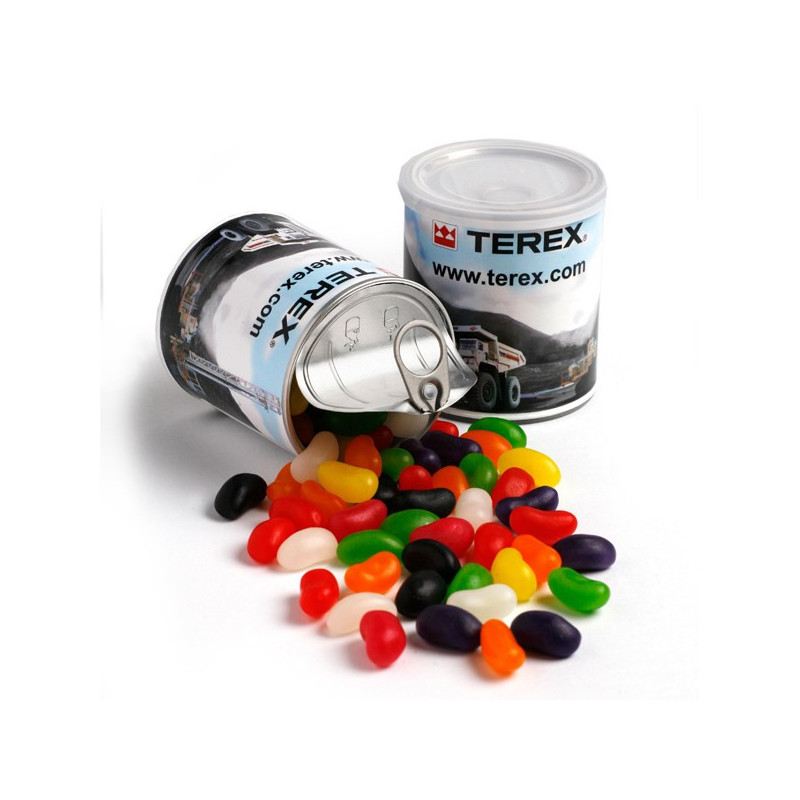 Jelly Beans in Pull Can 275G (Mixed Colours or Corporate Colours)