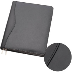 A4 Cowhide Leather Compendium