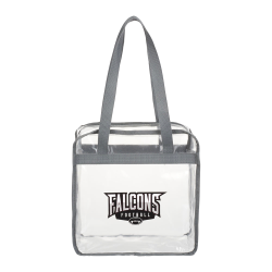 Game Day Clear Zippered Safety Tote