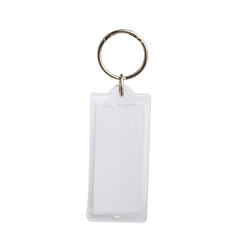 Rectangular Insert Keyring