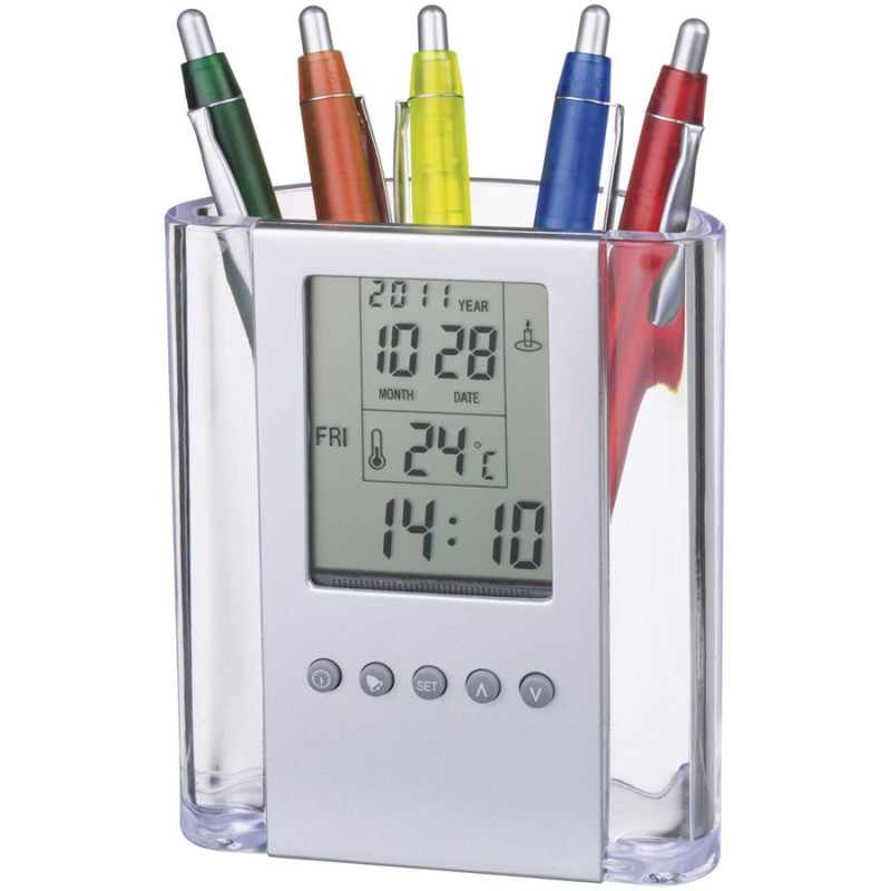 Alarm Clock and Pen Holder
