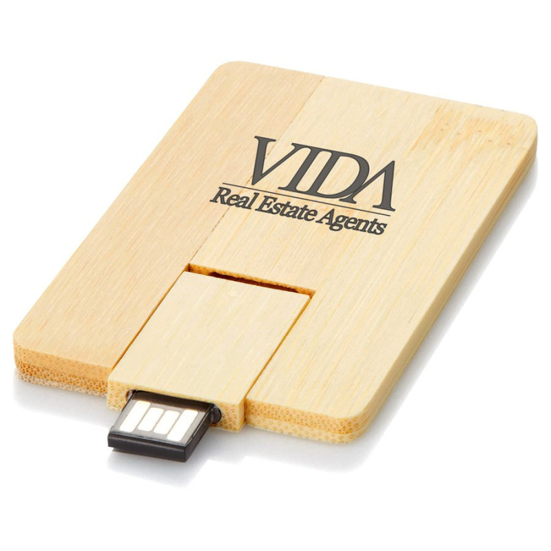 Bamboo Credit Card USB