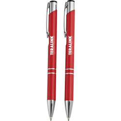 Pen set in case