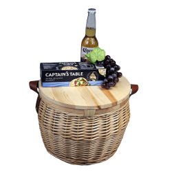 Portofino Trekk Wicker Cooler Basket