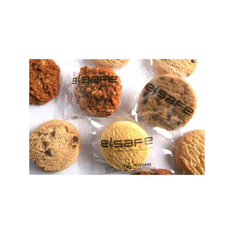 Individual Biscuit in One Colour Printed Bag
