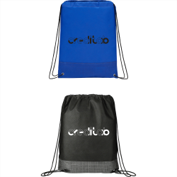 Crossweave Heat Sealed Drawstring Bag