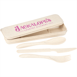 Bamboo Fiber Cutlery Set