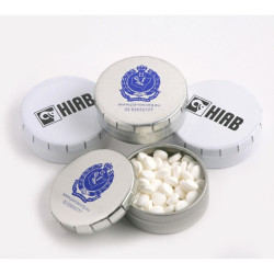 Popper Tin (White or Silver)