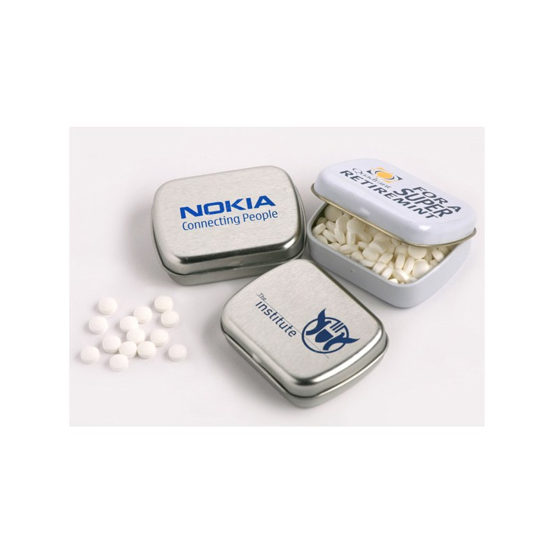 Small Rectangle Tin (White or Silver) Small Rectangle Tin (White or Silver)