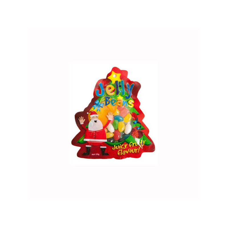 Custom Shaped Bag Filled with 25G Jelly Beans (Mixed Colours or Corporate Colours)