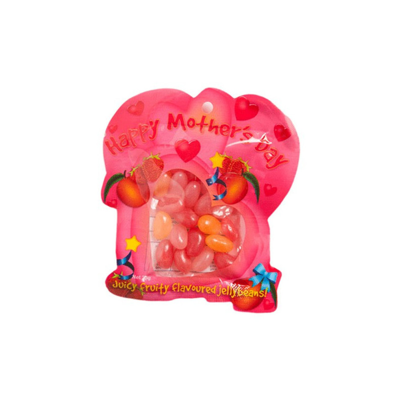 Custom Shaped Bag Filled with 50G Choc Beans (Mixed Colours) Custom Shaped Bag Filled with 50G Choc Beans (Mixed Colours)