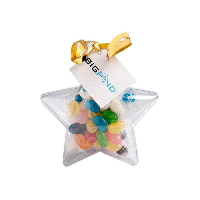 Acrylic Stars Filled with Jelly Beans 50G