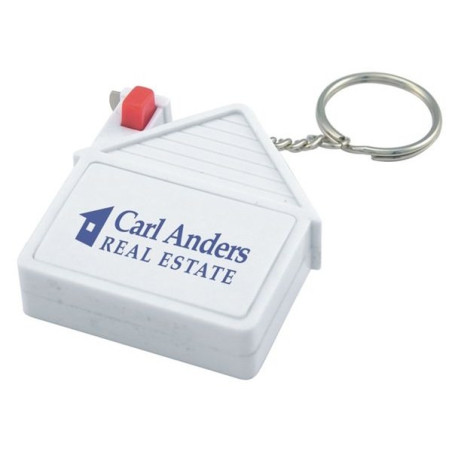 House Tape Measure Keyring