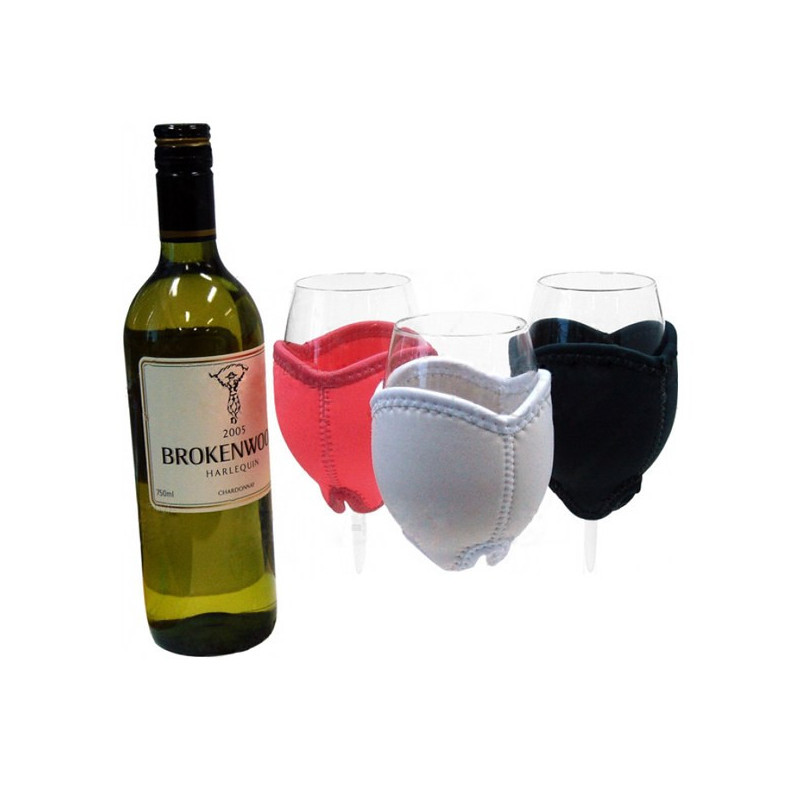 Wine glass cooler