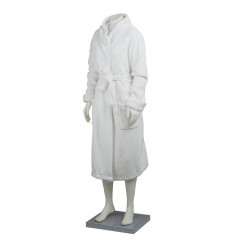 Coral Fleece Bath Robe with Hood