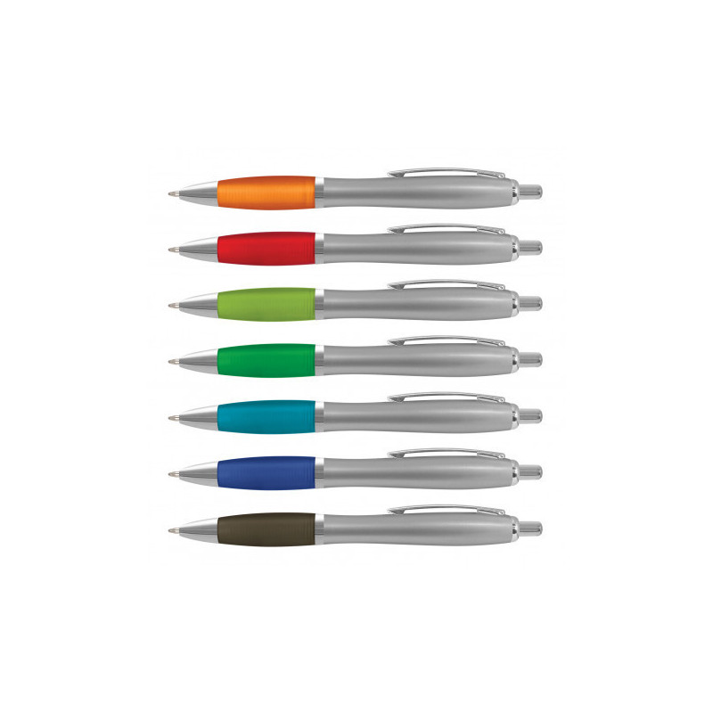 Vistro Silver Barrel Plastic Pen Vistro Silver Barrel Plastic Pen