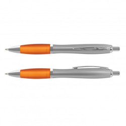 Vistro Silver Barrel Plastic Pen