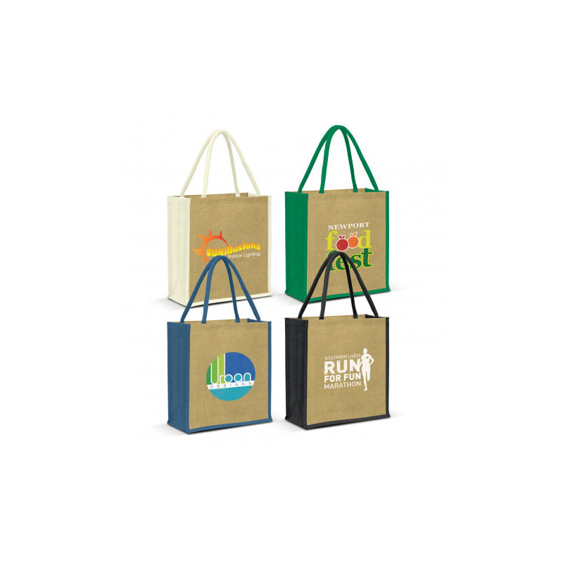 Lanza Jute Tote Bag
