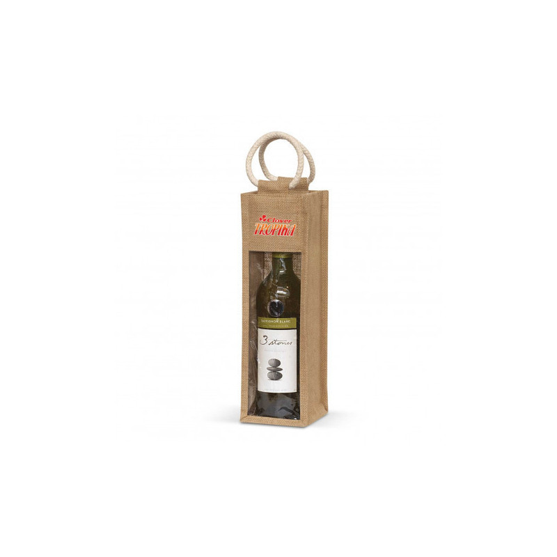 Serena Jute Wine Carrier
