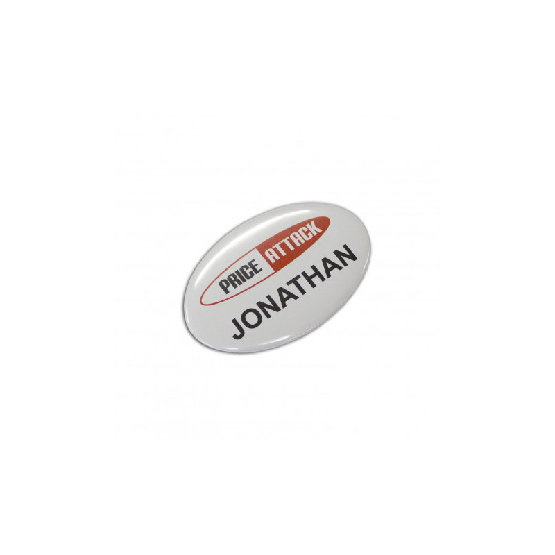 Button Badge Oval - 65 x 45mm