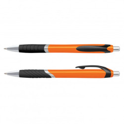 Jet Coloured Barrel Plastic Pen