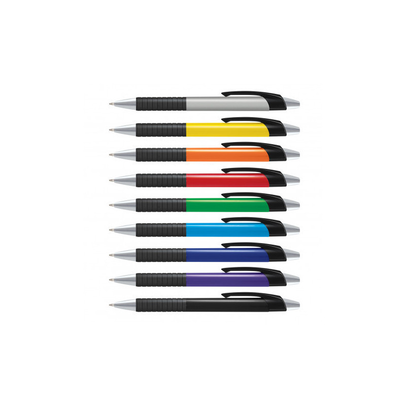 Cleo Coloured Barrel Plastic Pen