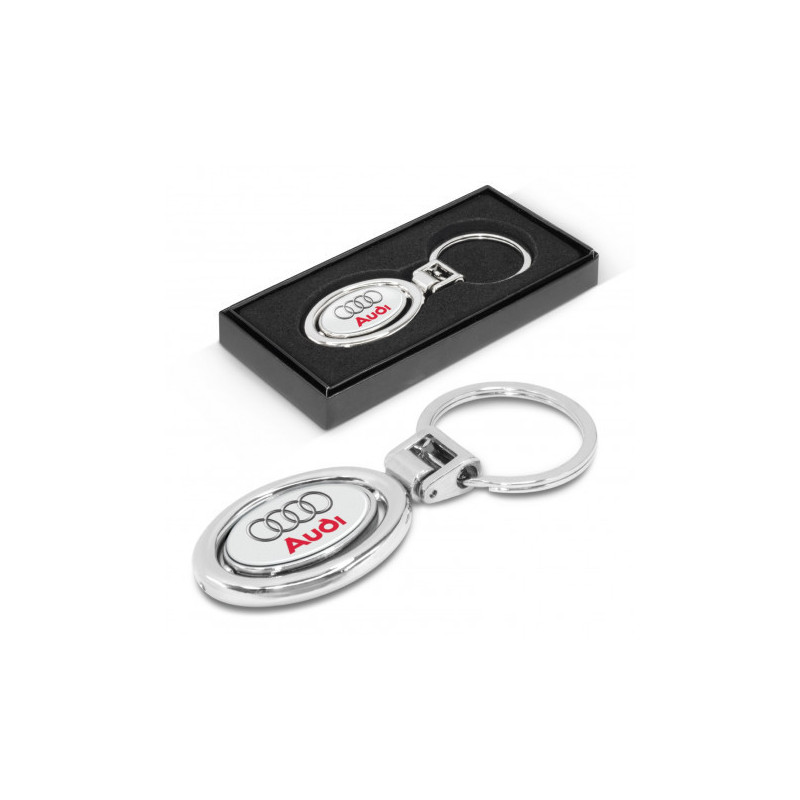 Spinning Metal Key Ring