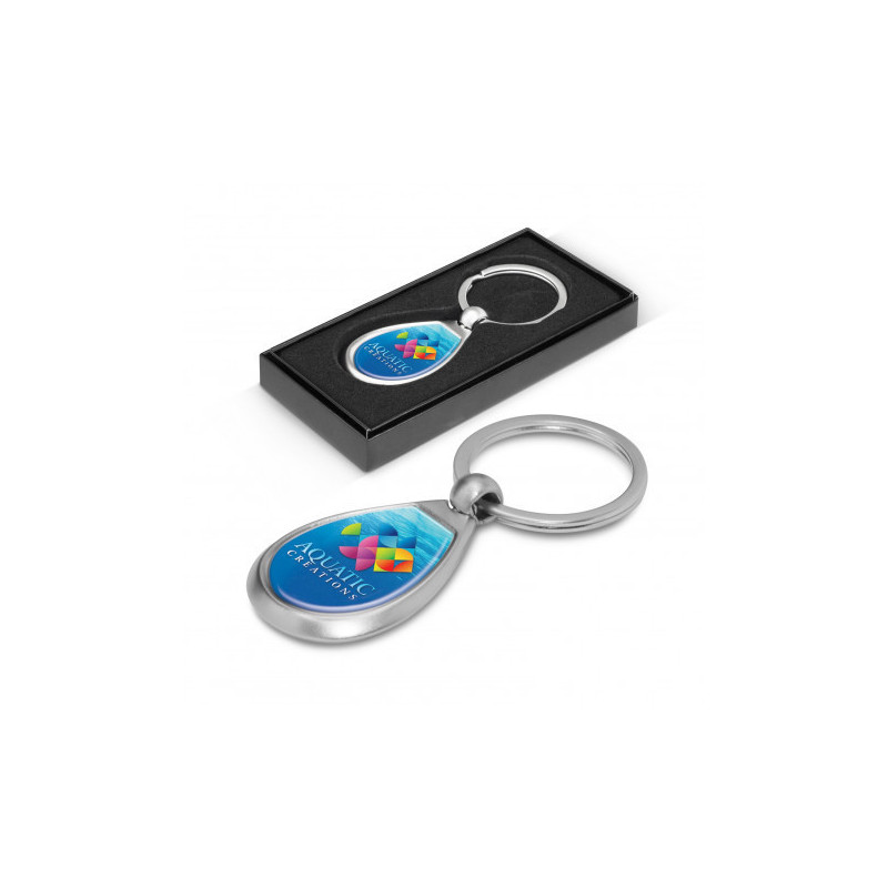 Drop Metal Key Ring