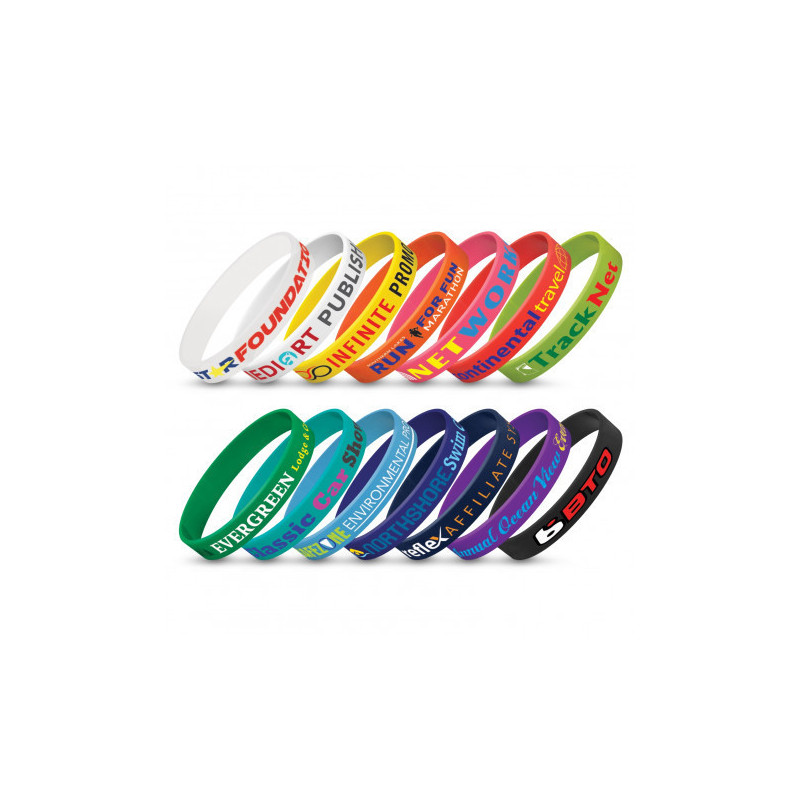 Silicone Wrist Band - Indent