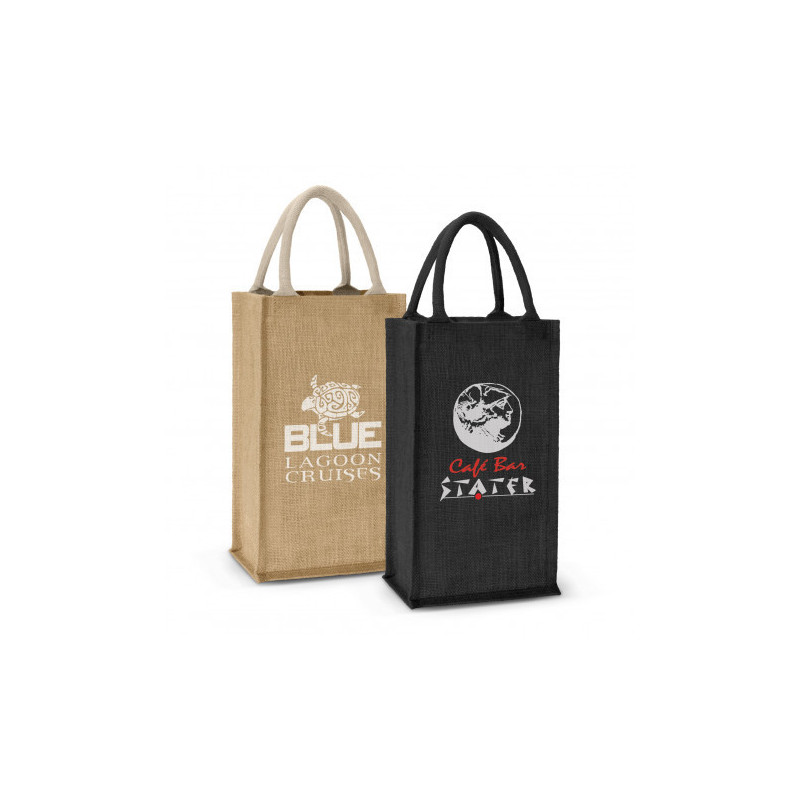 Donato Jute Double Wine Carrier
