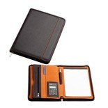 Non Leather Zip Compendiums